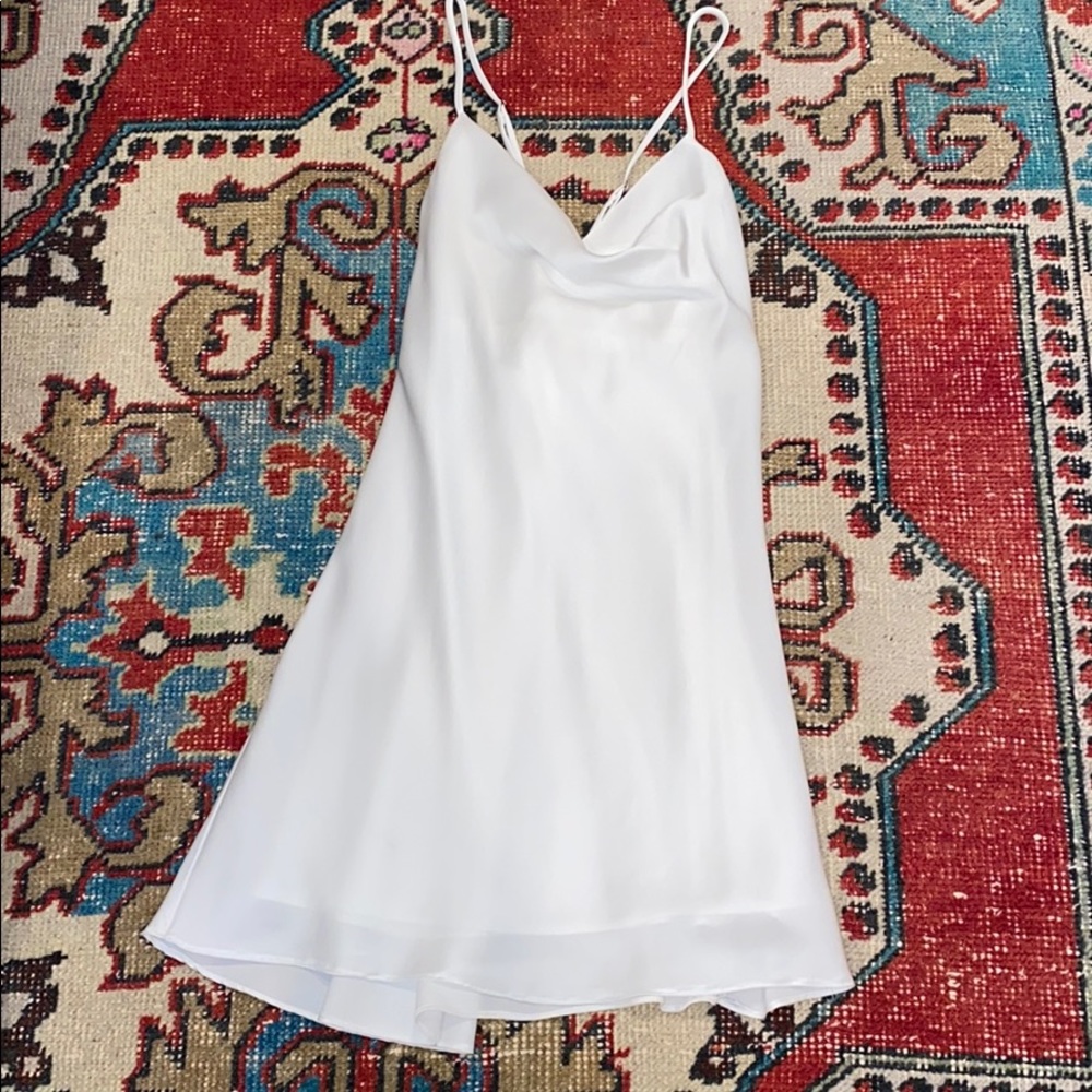 Show Me Your MuMu White Mini Dress